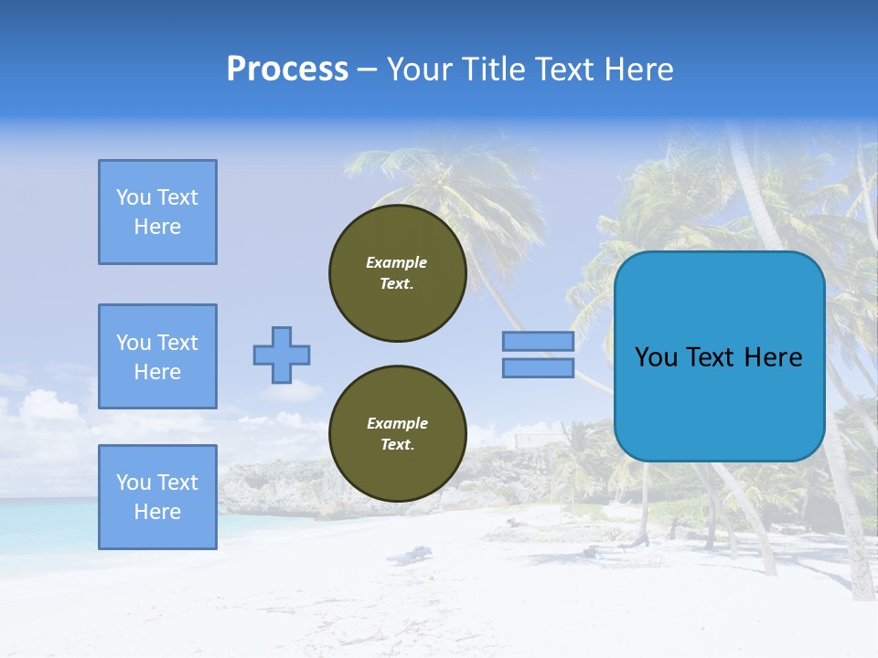 Island Quietness Cove PowerPoint Template