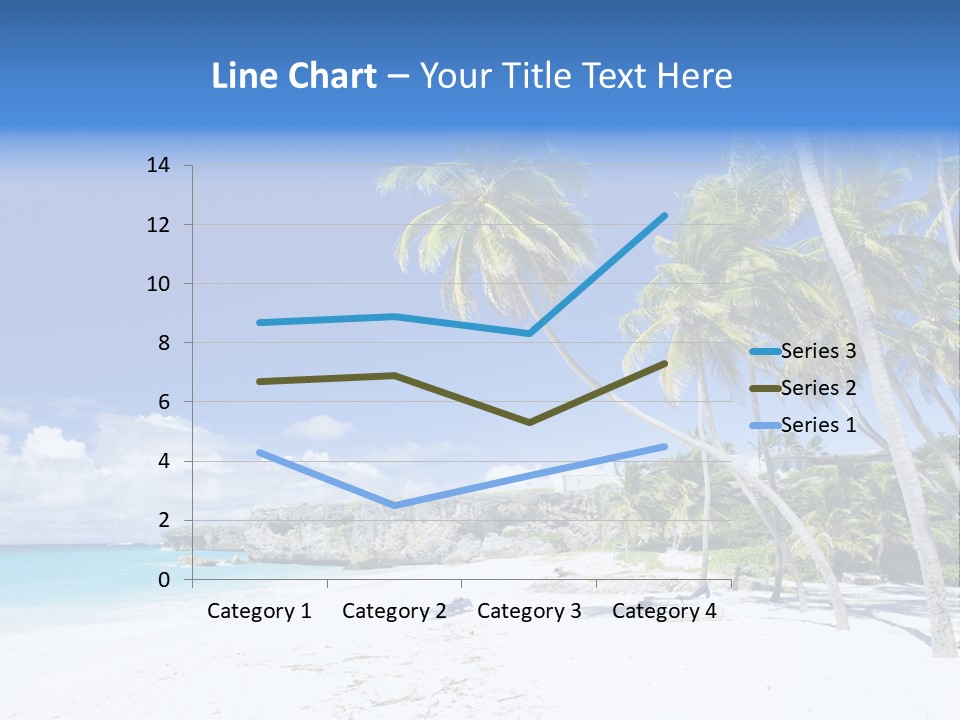 Island Quietness Cove PowerPoint Template