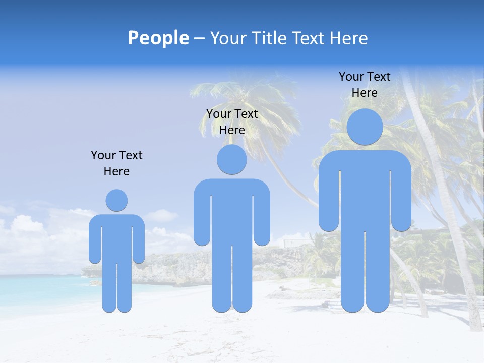 Island Quietness Cove PowerPoint Template