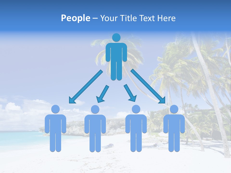 Island Quietness Cove PowerPoint Template