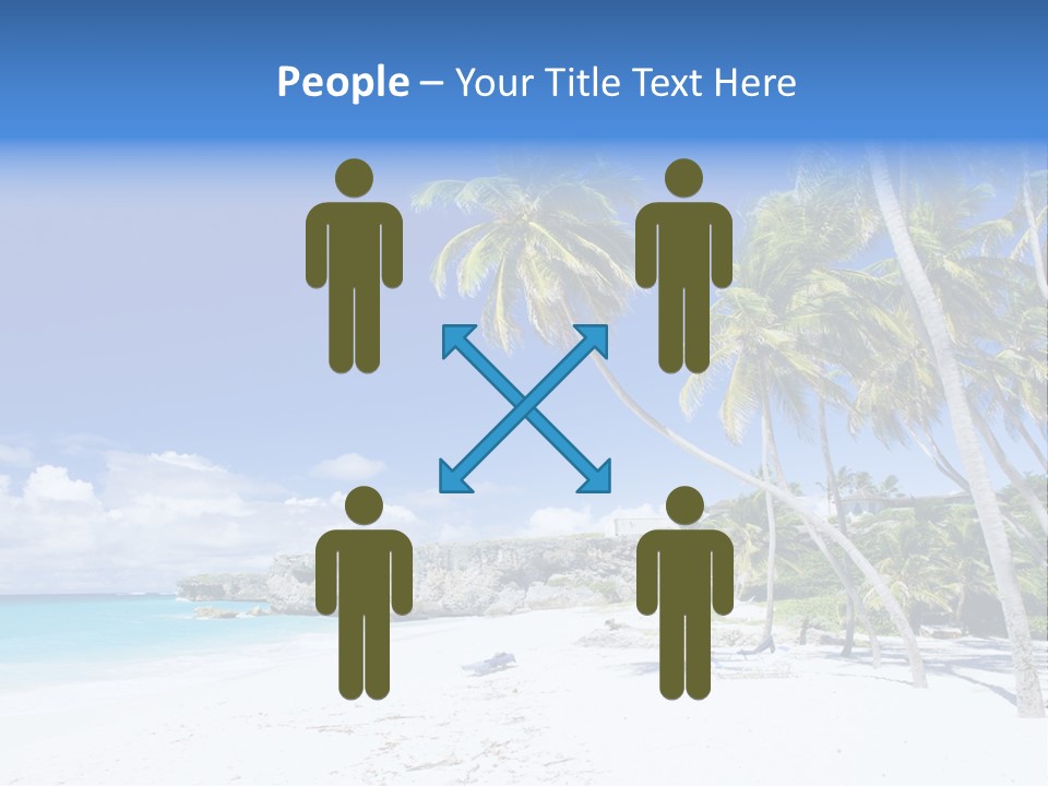 Island Quietness Cove PowerPoint Template