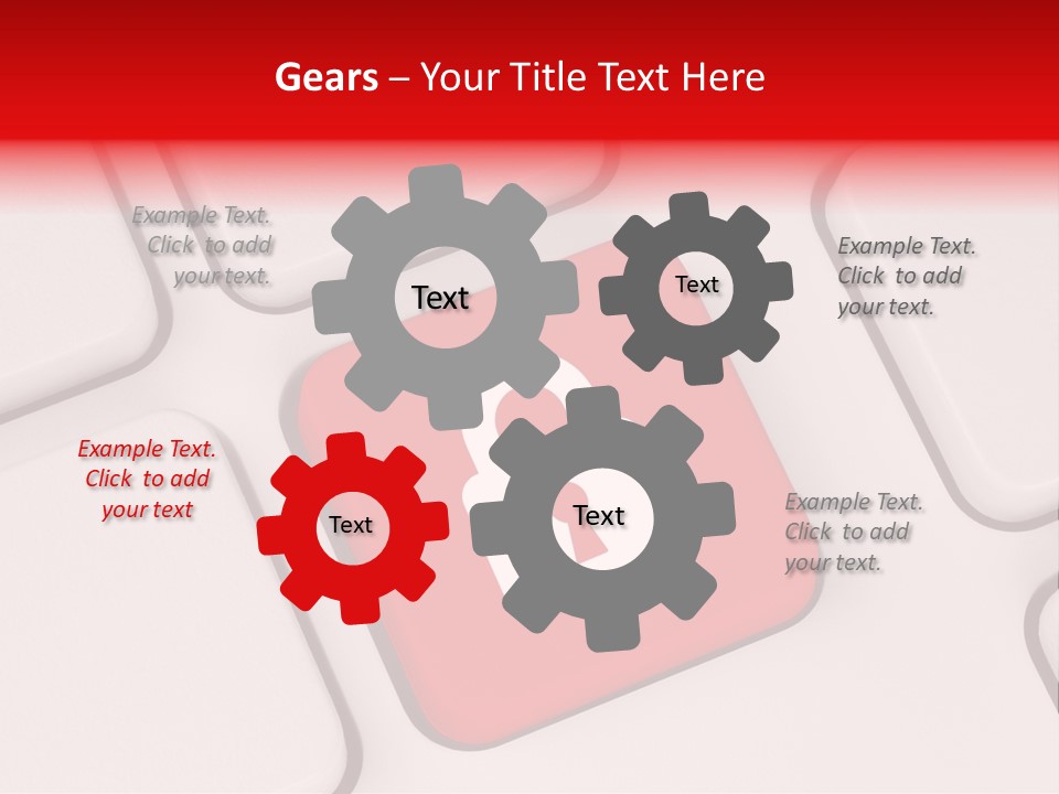 Login Technology Locker PowerPoint Template