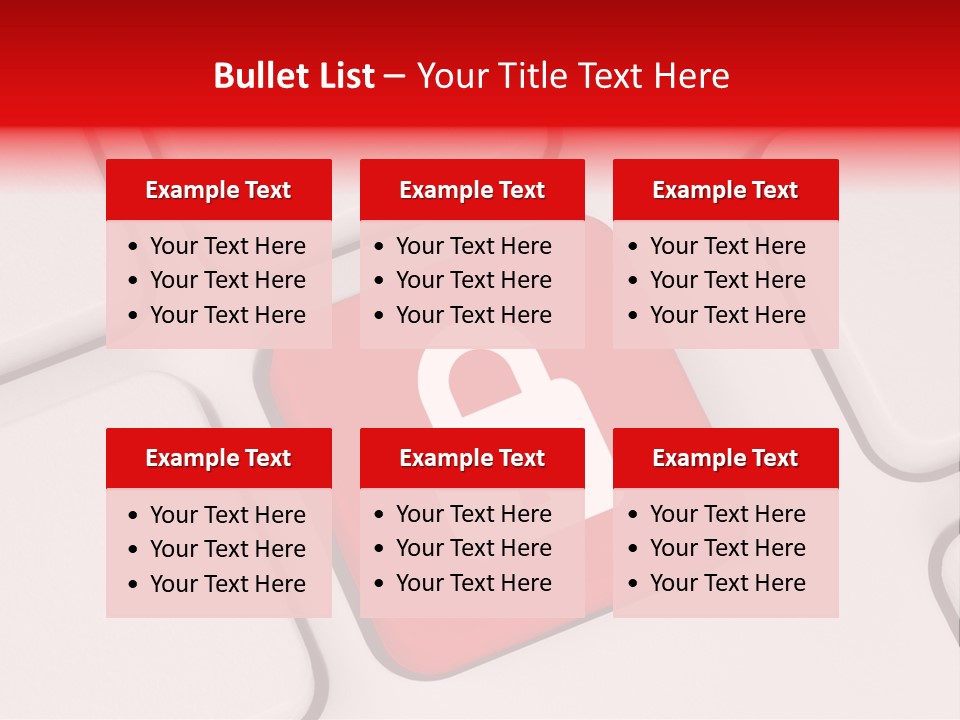 Login Technology Locker PowerPoint Template