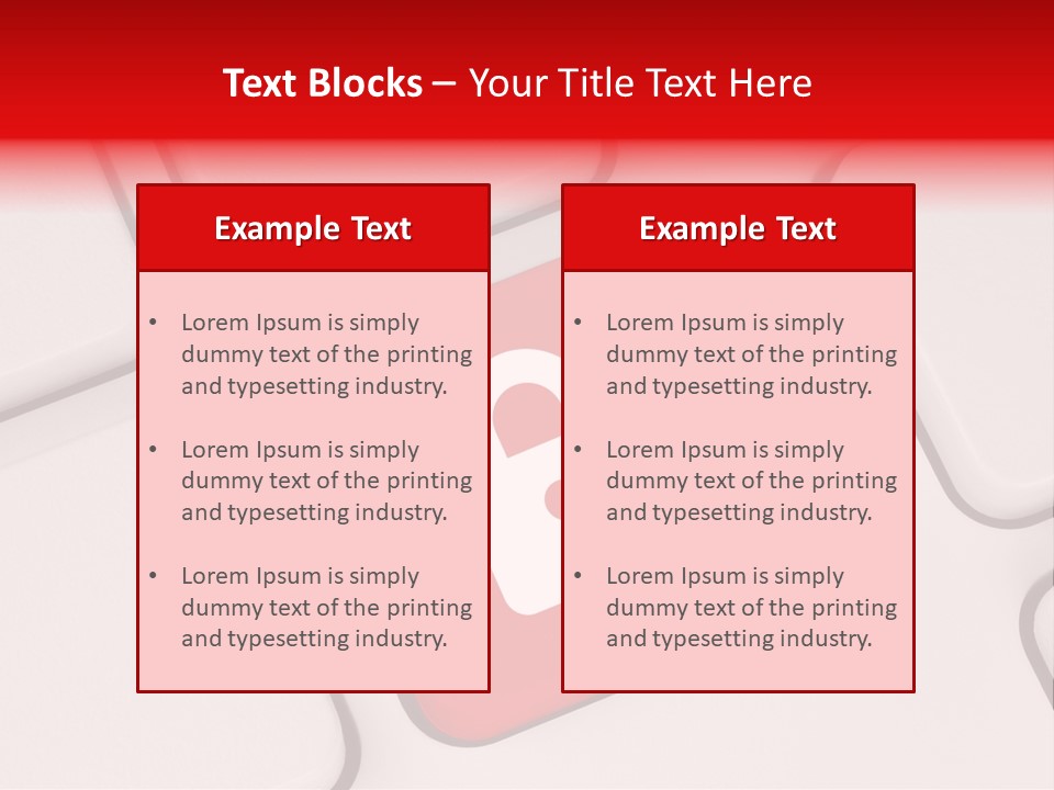 Login Technology Locker PowerPoint Template
