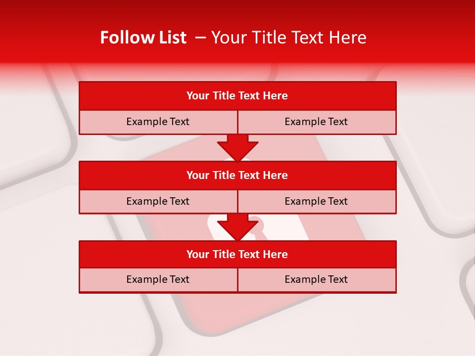 Login Technology Locker PowerPoint Template