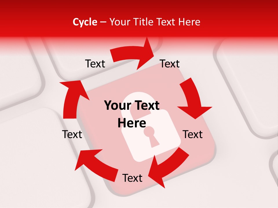 Login Technology Locker PowerPoint Template