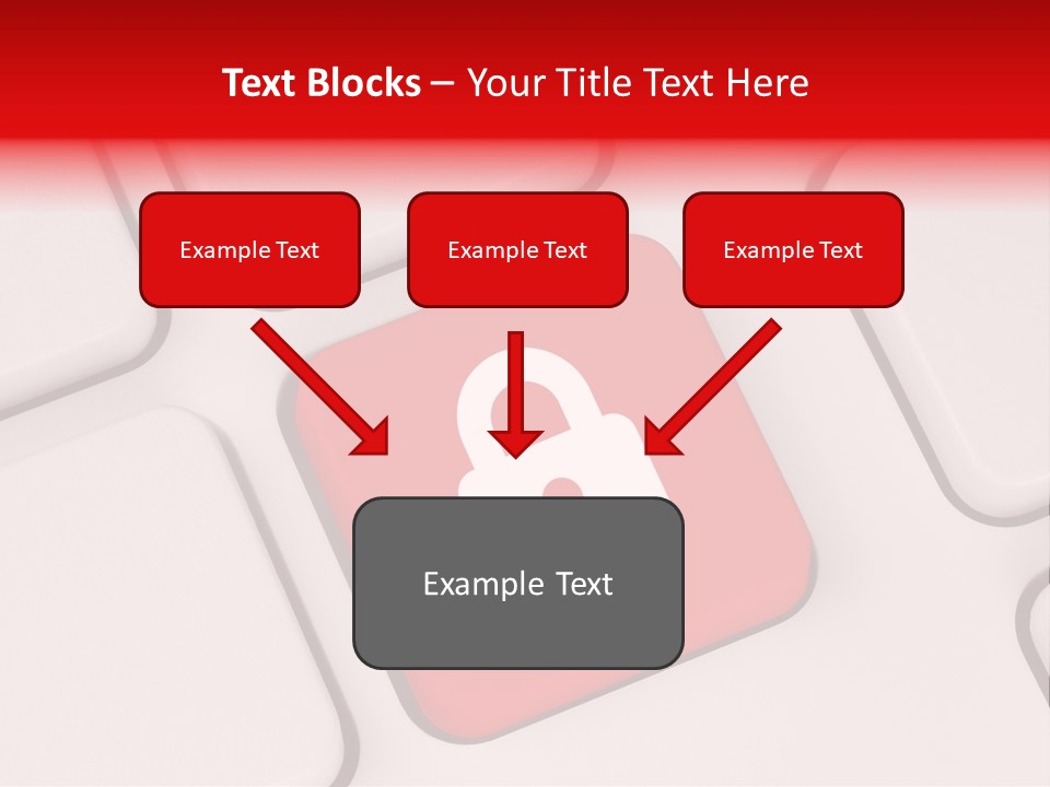 Login Technology Locker PowerPoint Template