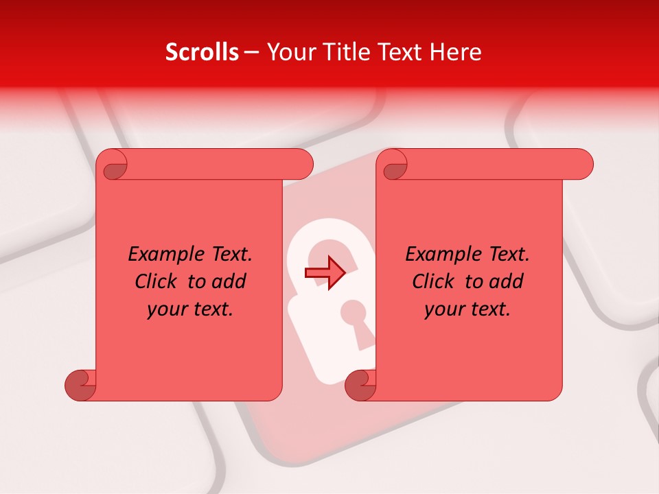 Login Technology Locker PowerPoint Template