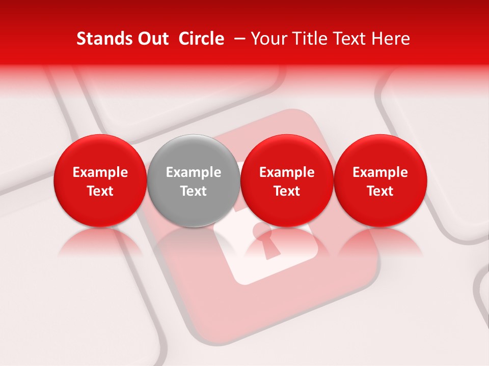 Login Technology Locker PowerPoint Template