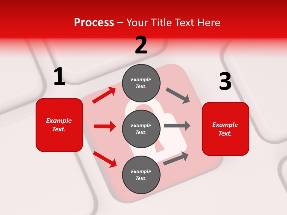 Login Technology Locker PowerPoint Template
