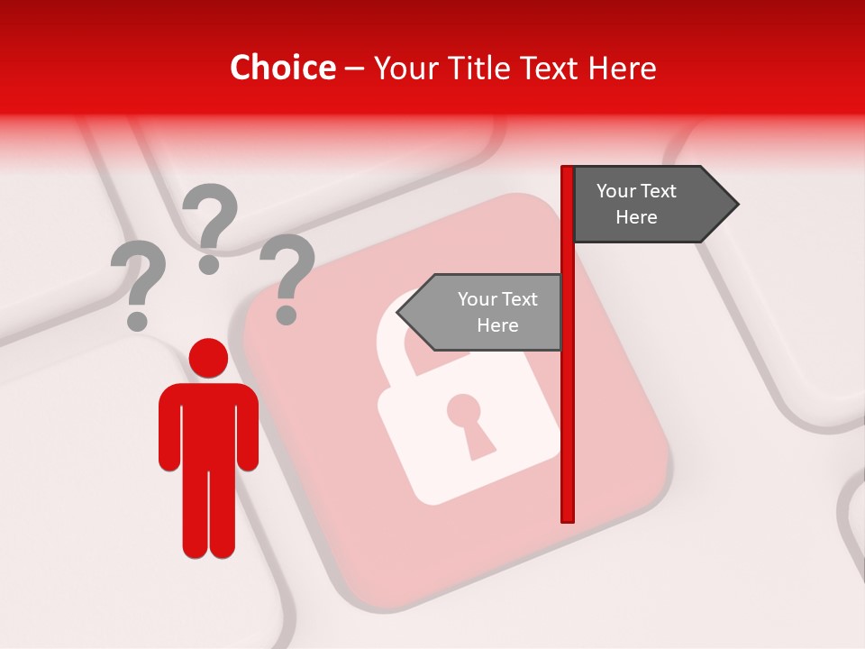 Login Technology Locker PowerPoint Template