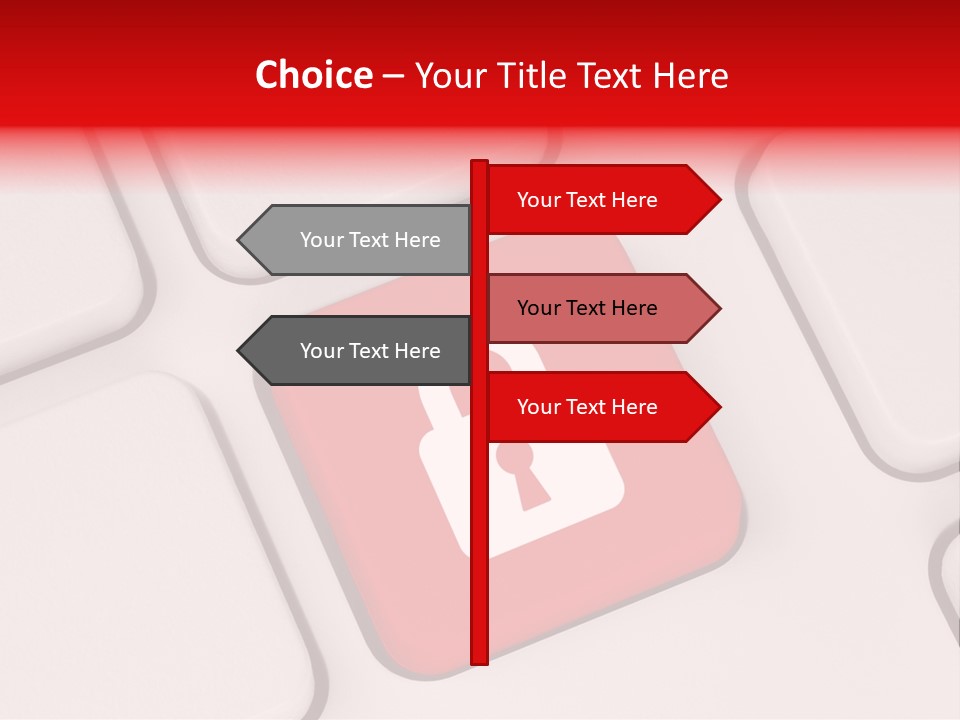 Login Technology Locker PowerPoint Template