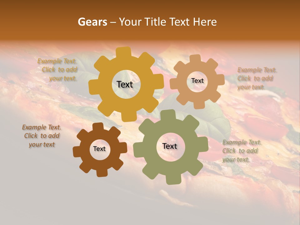 Sausage Salami Food PowerPoint Template