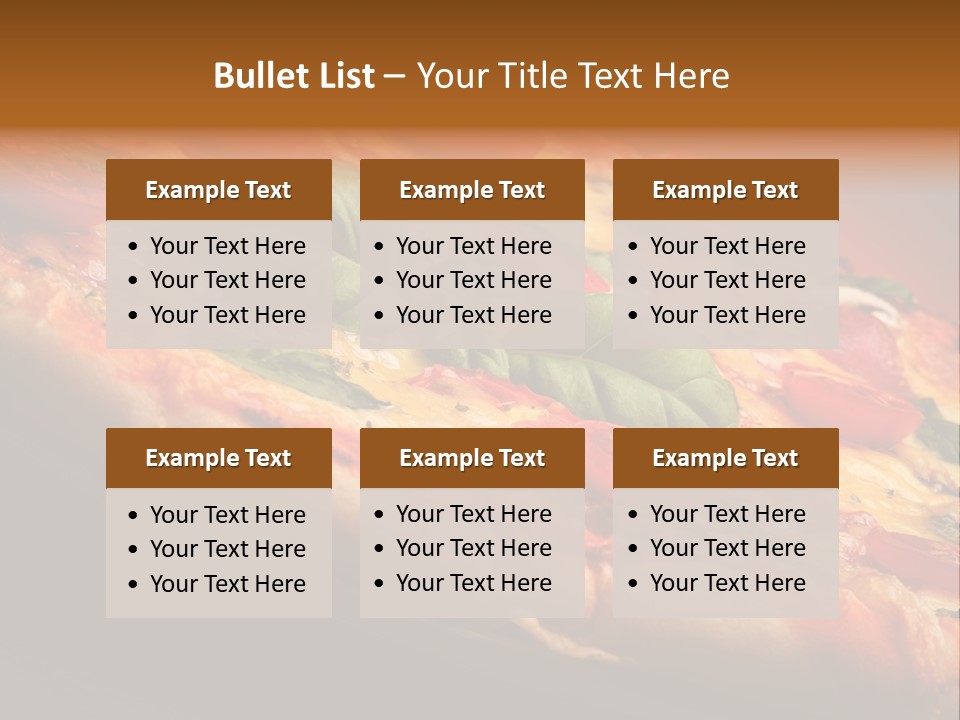 Sausage Salami Food PowerPoint Template