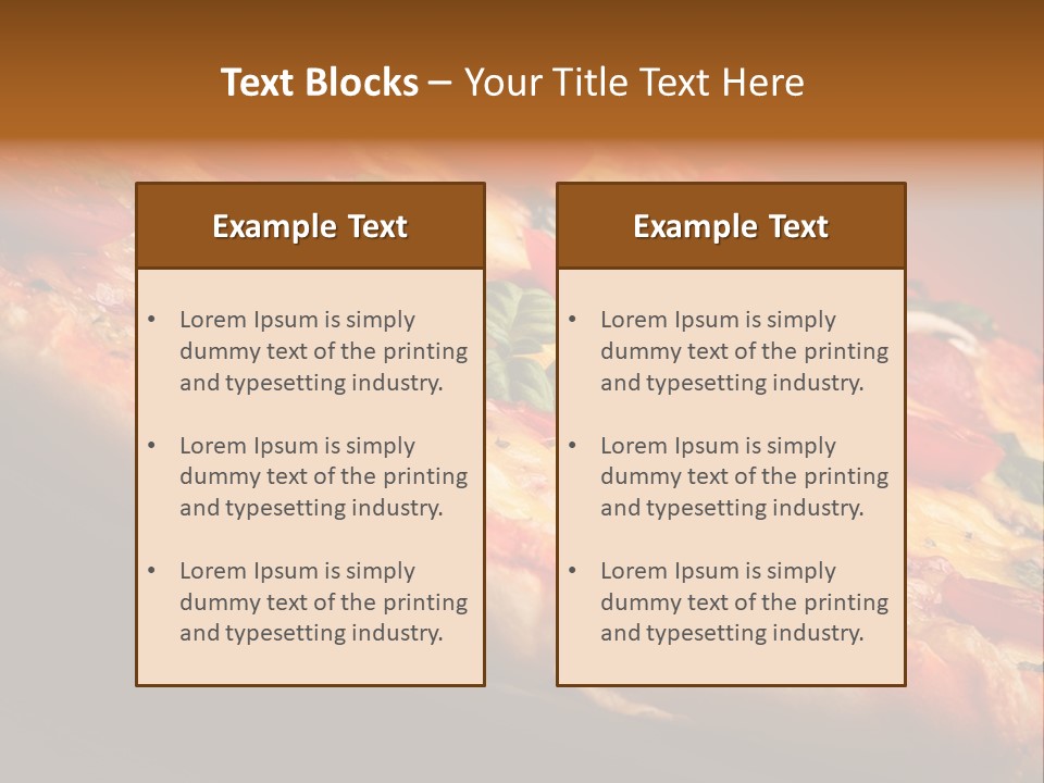 Sausage Salami Food PowerPoint Template