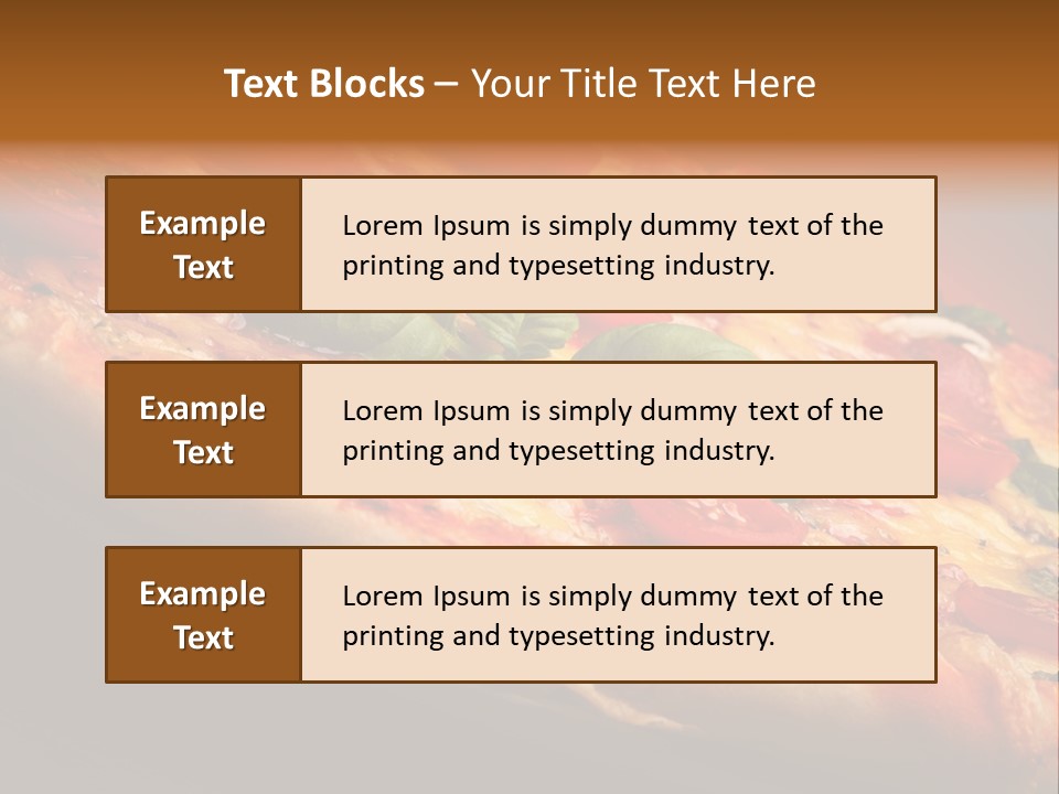 Sausage Salami Food PowerPoint Template