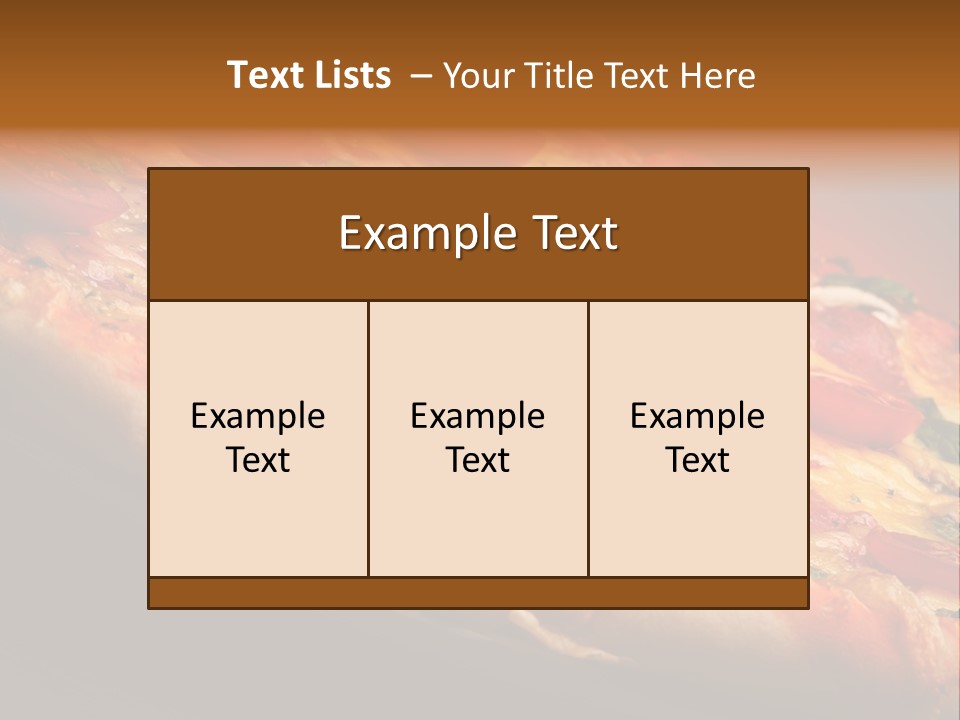 Sausage Salami Food PowerPoint Template
