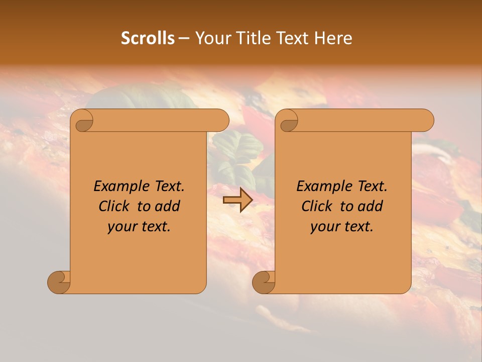 Sausage Salami Food PowerPoint Template