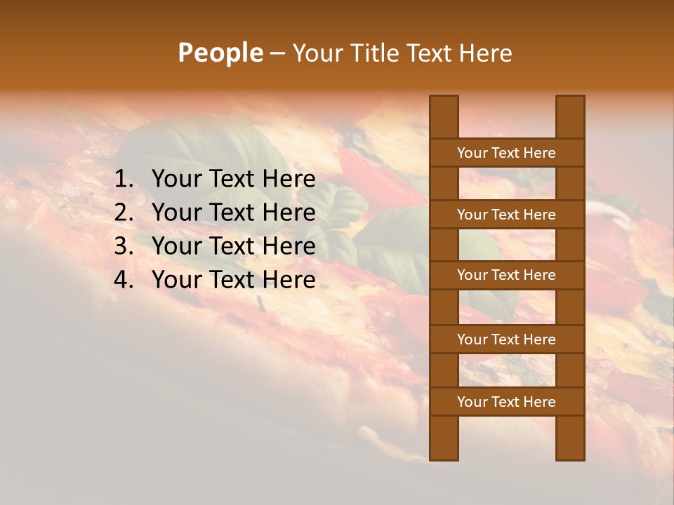 Sausage Salami Food PowerPoint Template