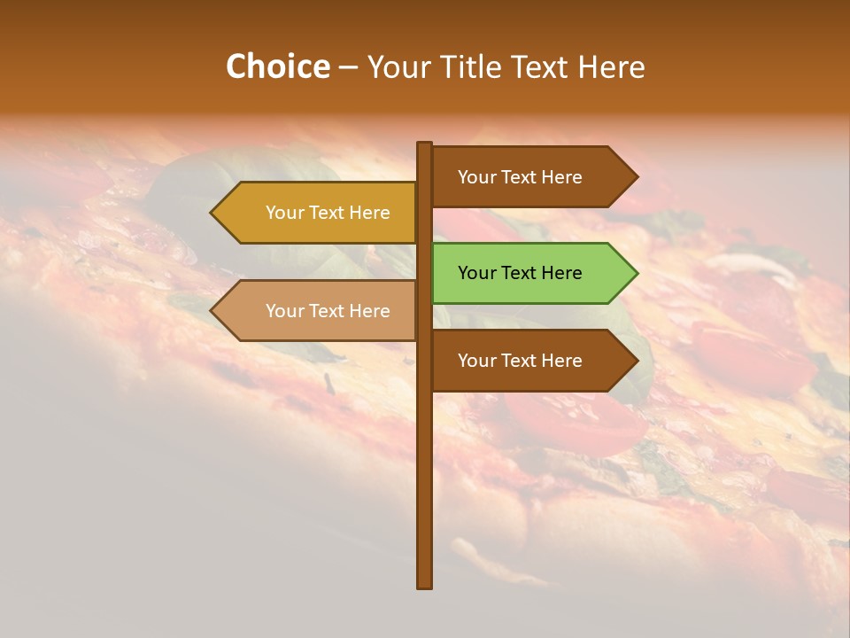 Sausage Salami Food PowerPoint Template