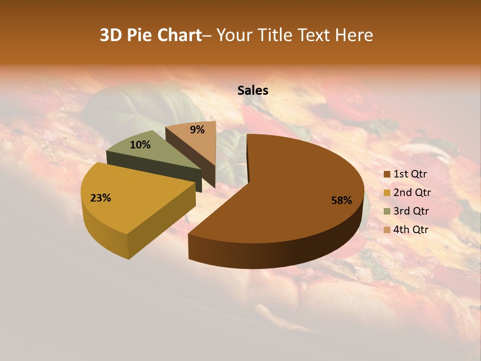 Sausage Salami Food PowerPoint Template