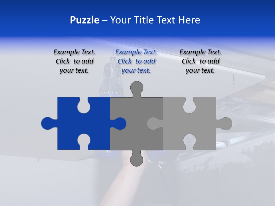 Manual Hardware Tape PowerPoint Template