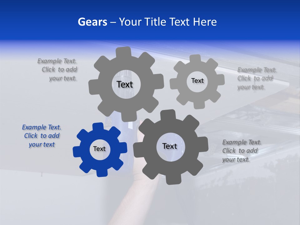 Manual Hardware Tape PowerPoint Template