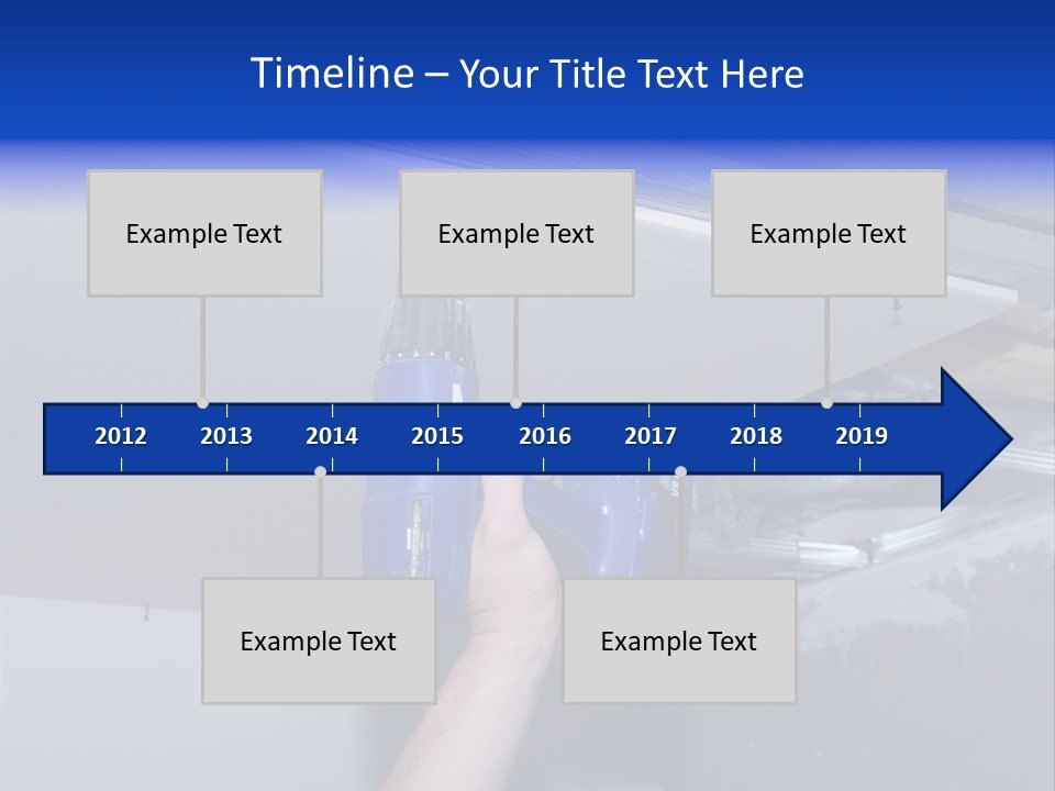Manual Hardware Tape PowerPoint Template