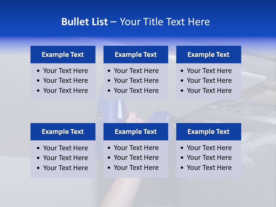 Manual Hardware Tape PowerPoint Template