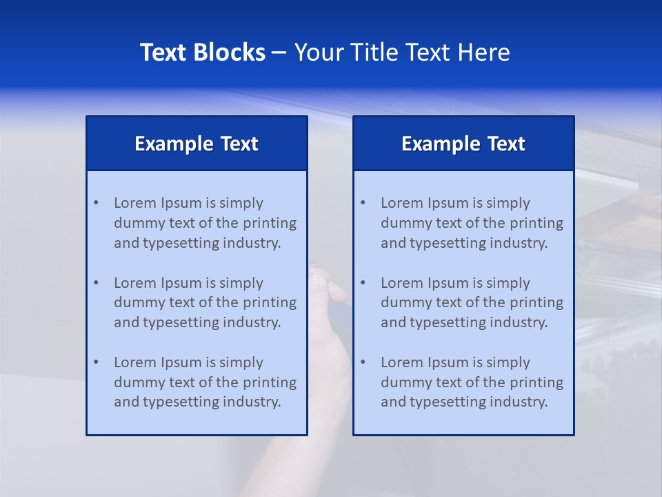 Manual Hardware Tape PowerPoint Template