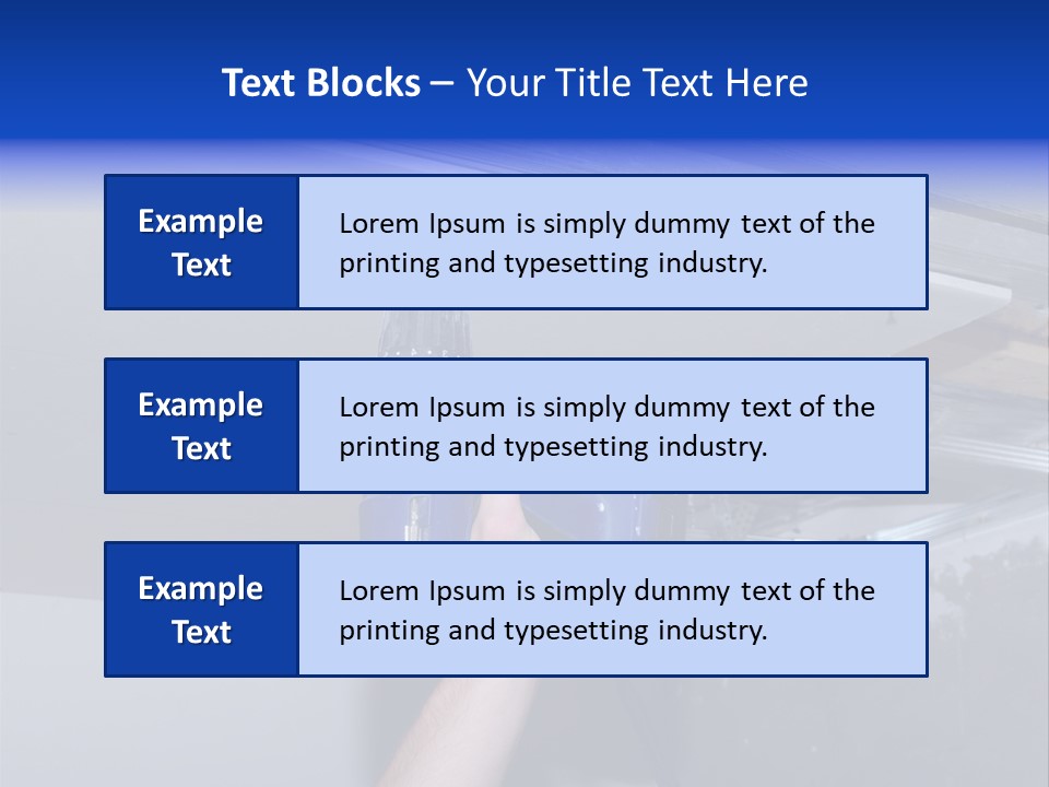 Manual Hardware Tape PowerPoint Template