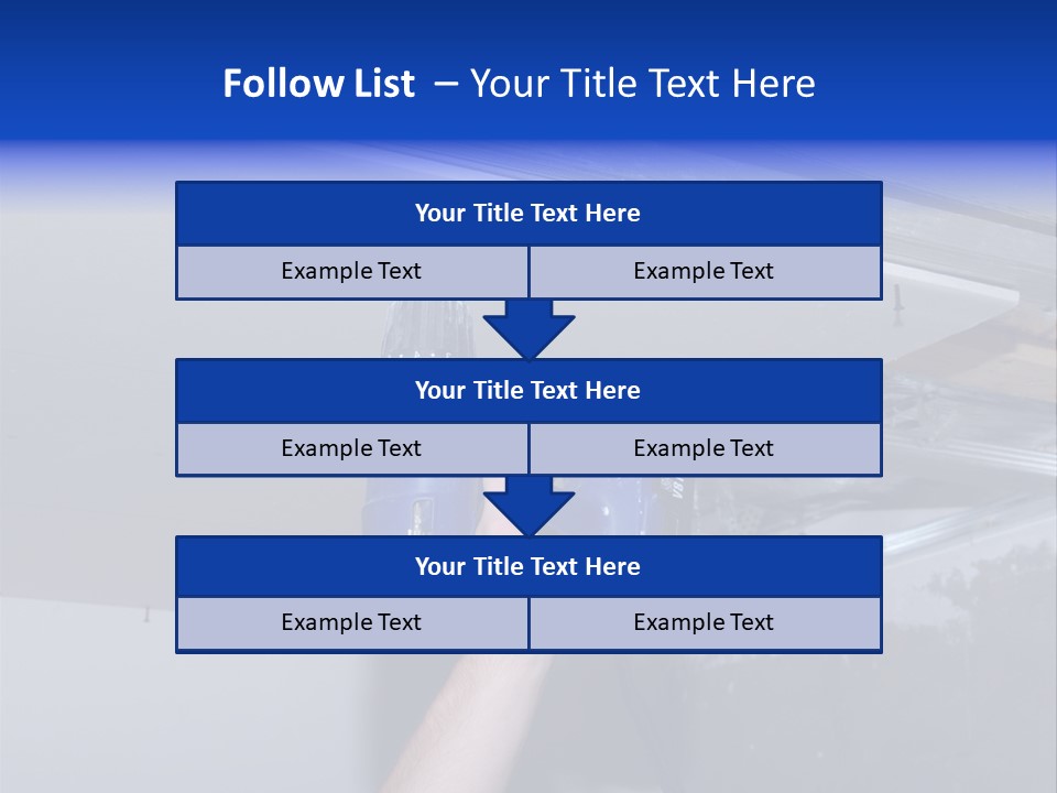 Manual Hardware Tape PowerPoint Template
