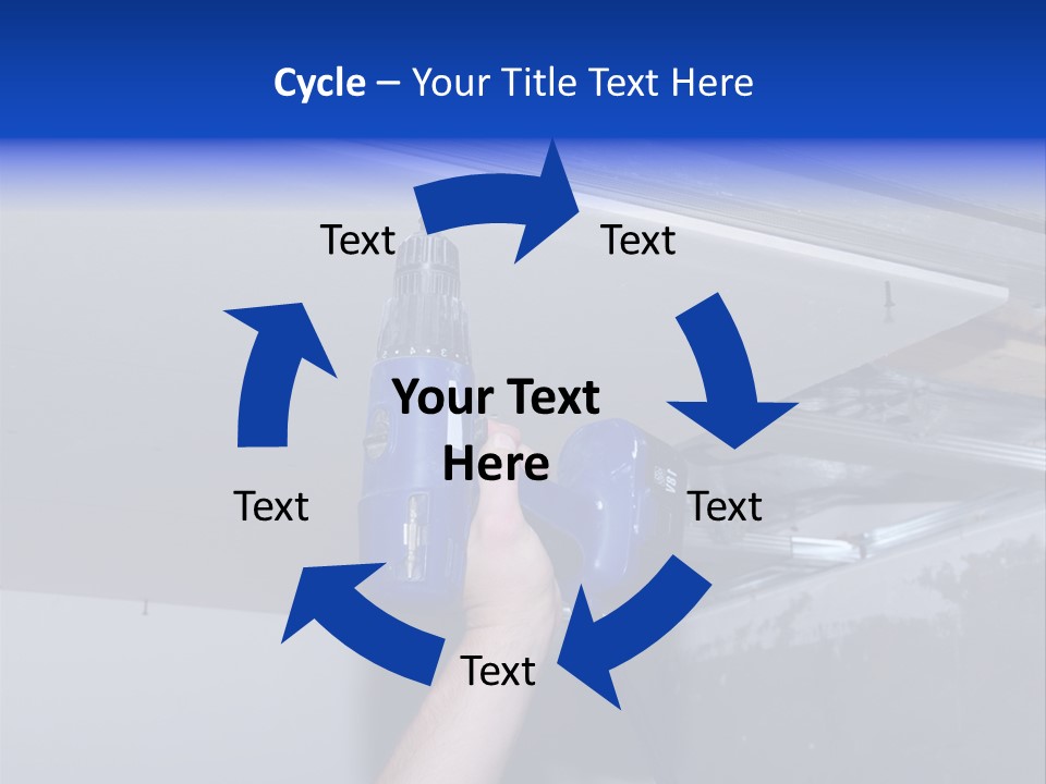 Manual Hardware Tape PowerPoint Template