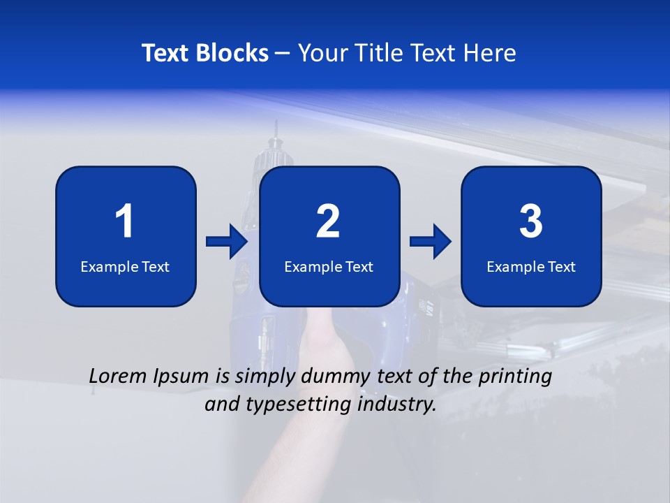 Manual Hardware Tape PowerPoint Template