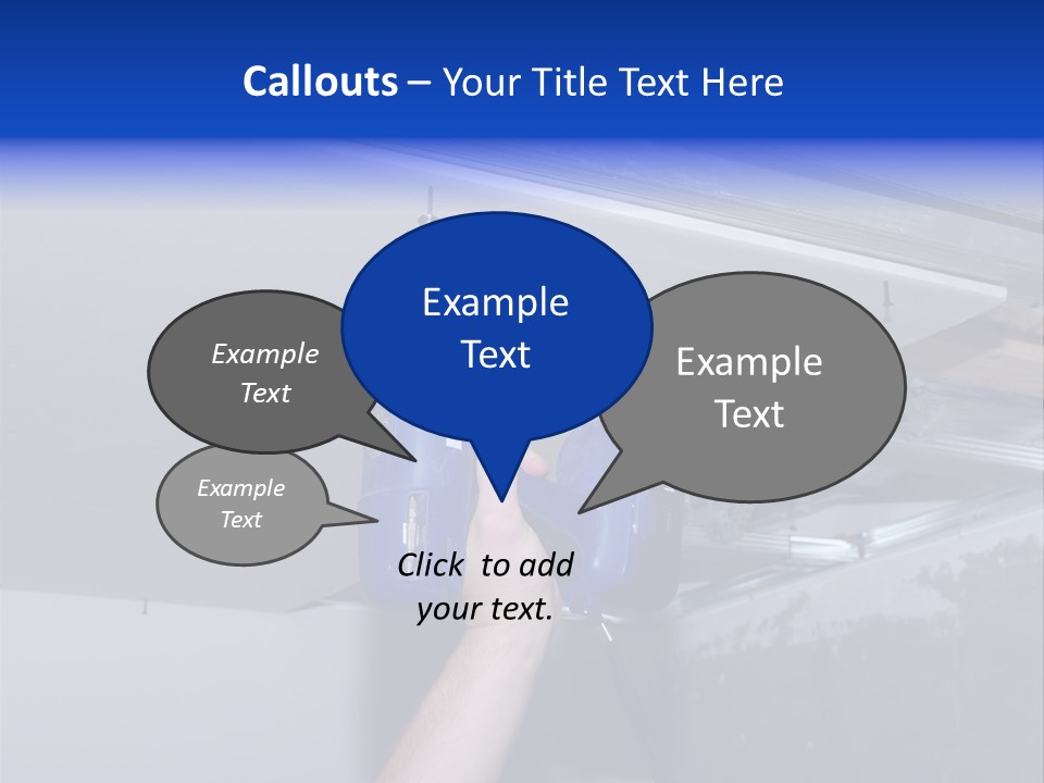 Manual Hardware Tape PowerPoint Template