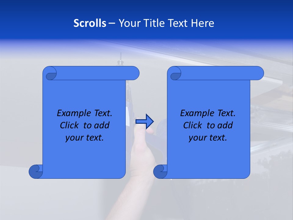 Manual Hardware Tape PowerPoint Template