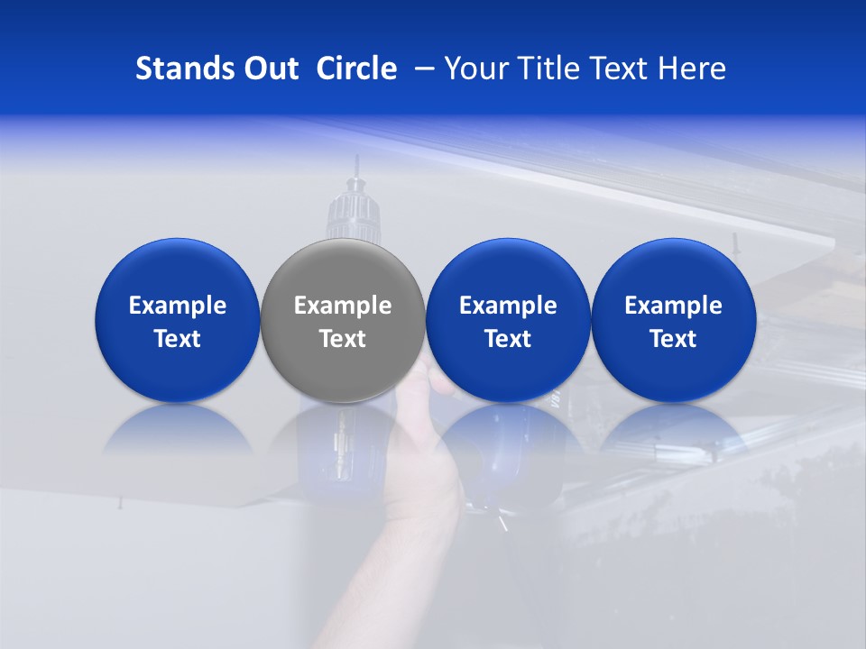 Manual Hardware Tape PowerPoint Template