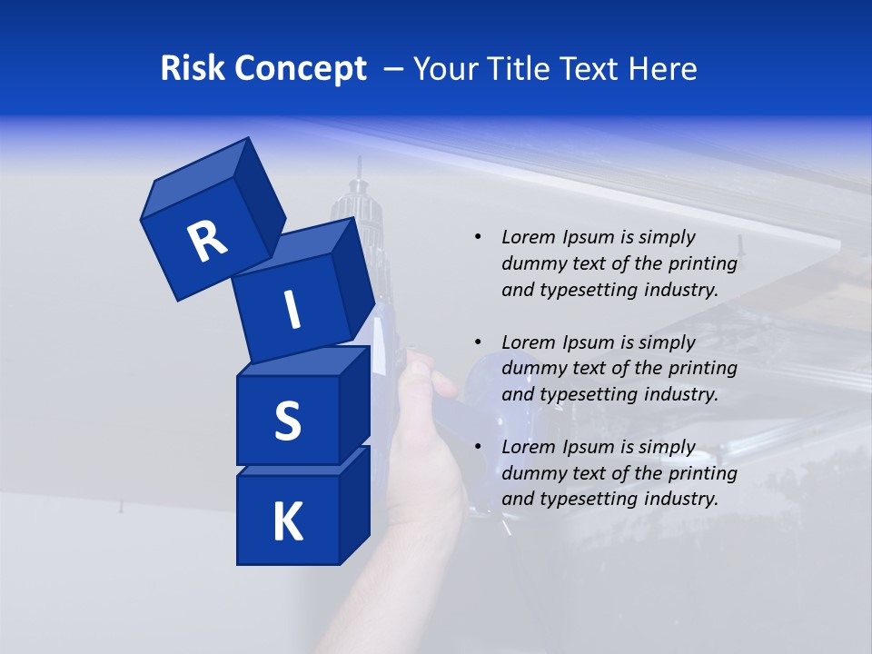 Manual Hardware Tape PowerPoint Template