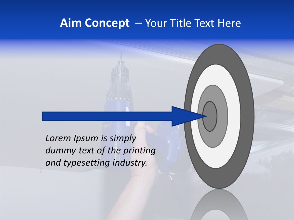 Manual Hardware Tape PowerPoint Template
