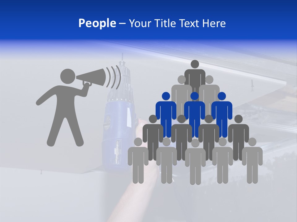 Manual Hardware Tape PowerPoint Template