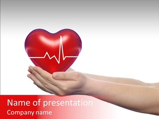 Protect Protection Arm PowerPoint Template