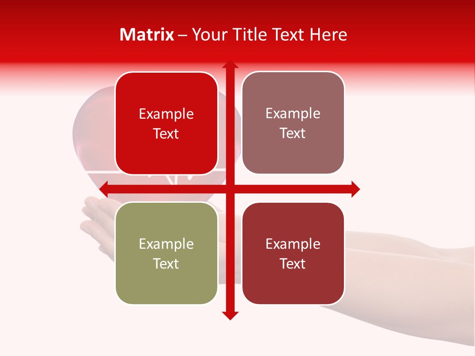 Protect Protection Arm PowerPoint Template