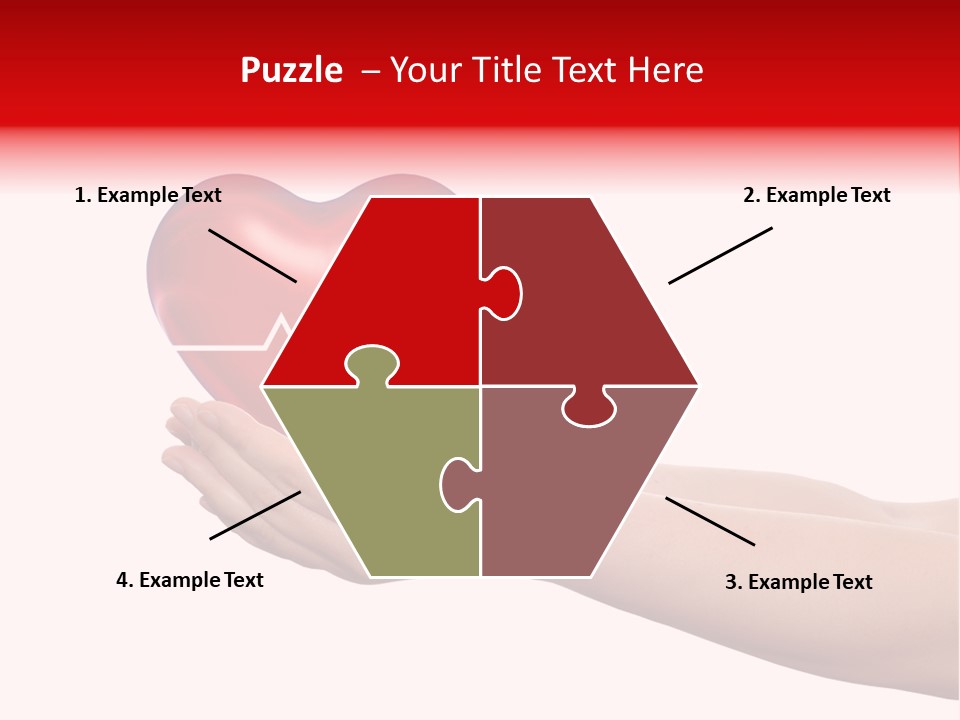 Protect Protection Arm PowerPoint Template