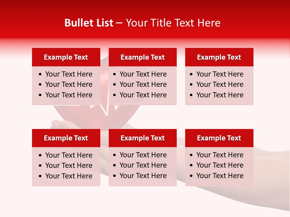Protect Protection Arm PowerPoint Template