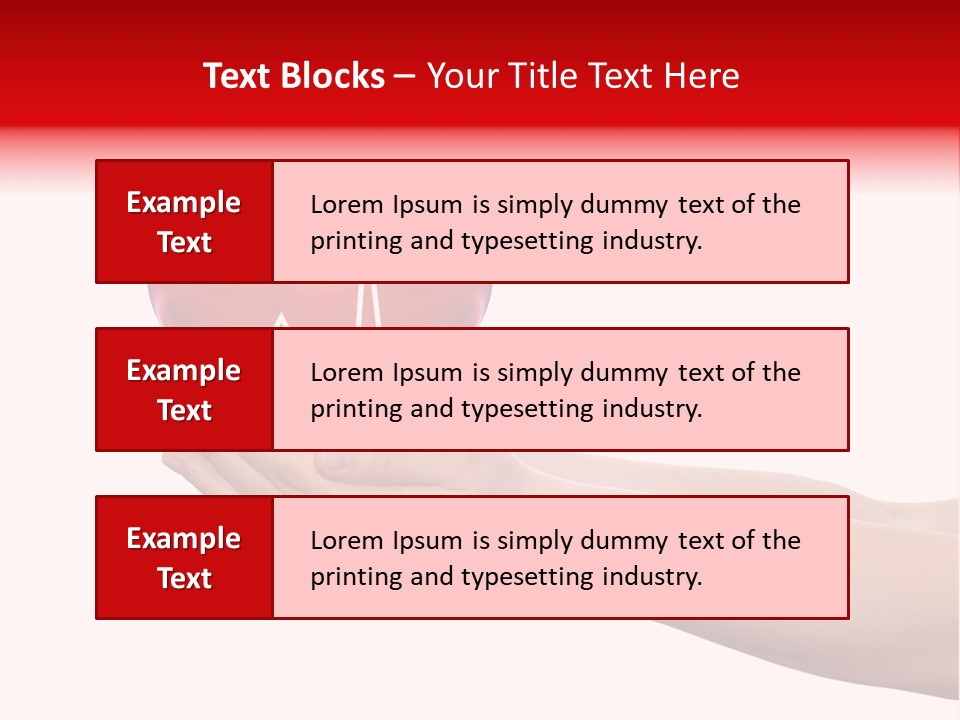 Protect Protection Arm PowerPoint Template