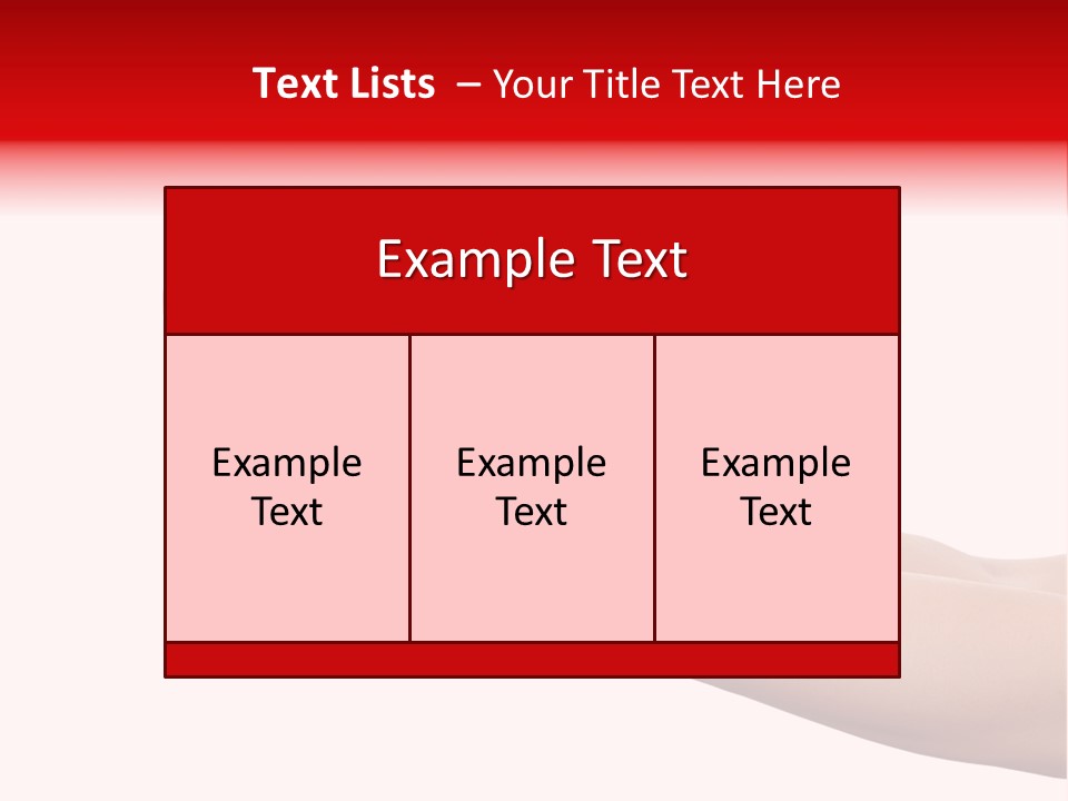 Protect Protection Arm PowerPoint Template