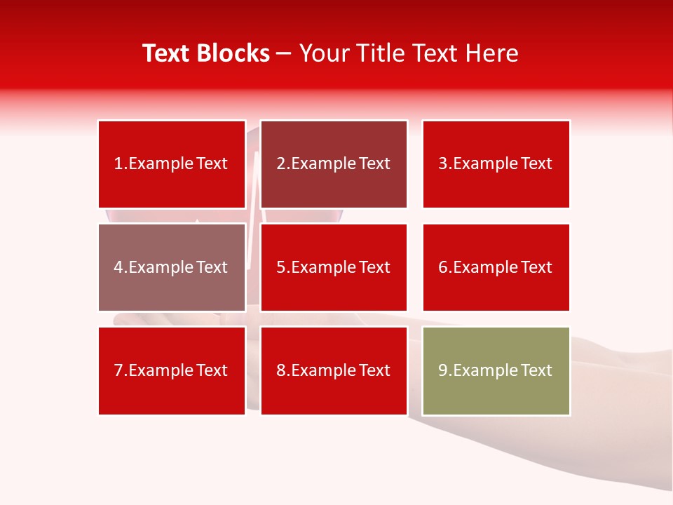 Protect Protection Arm PowerPoint Template