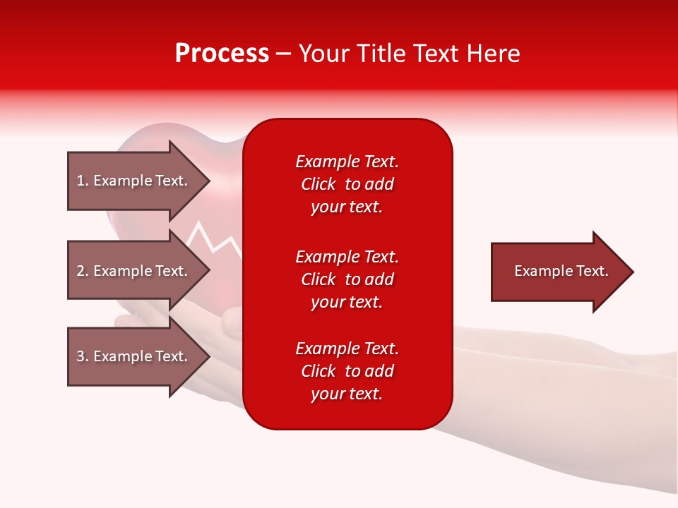 Protect Protection Arm PowerPoint Template
