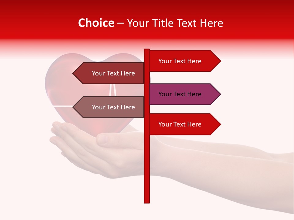Protect Protection Arm PowerPoint Template