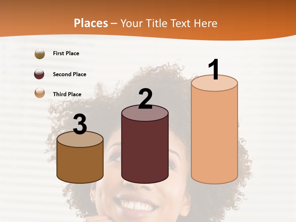 Lady Indoor Smile PowerPoint Template